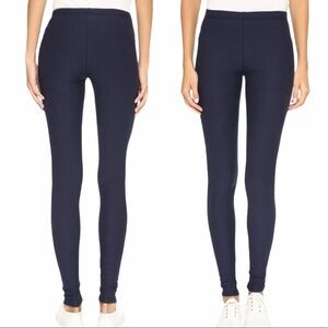 Revolve Plush Fleece Lined Tights Full Foot Navy M